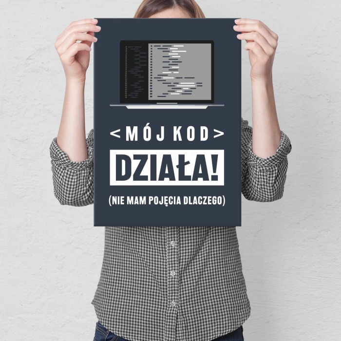 Poster metal mój kod działa gift