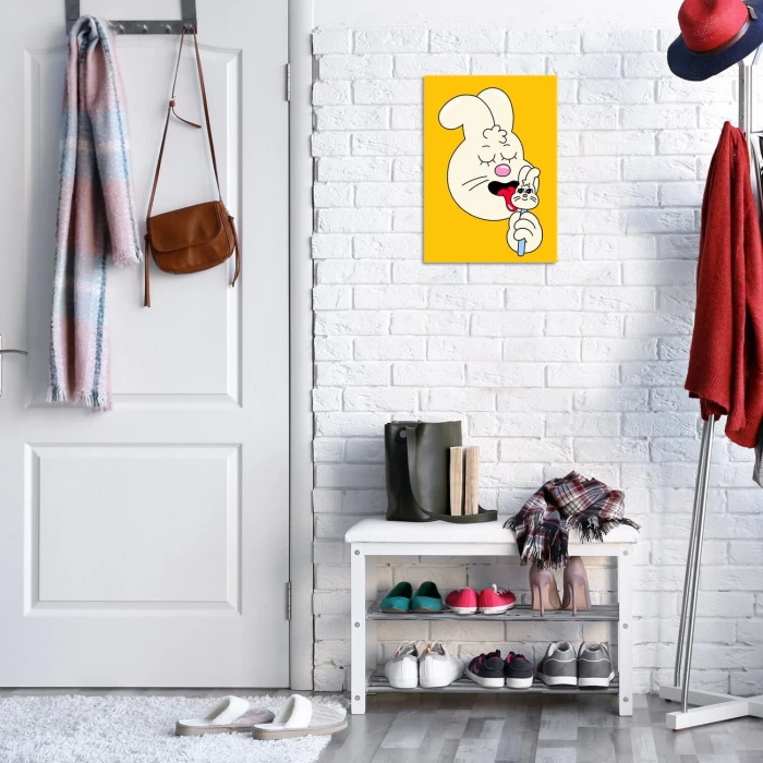 Plakat metalowy nasty rabbit Prezent