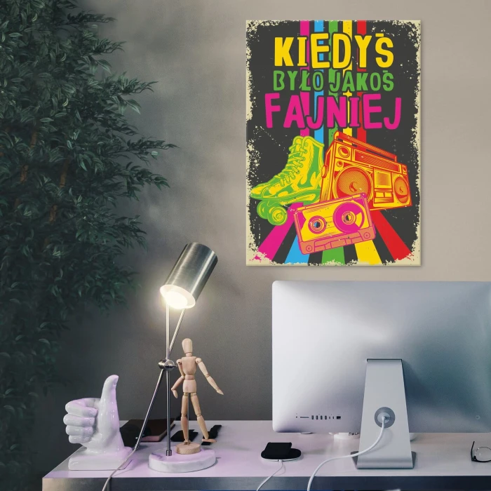 Poster metal kiedyś było fajniej gift