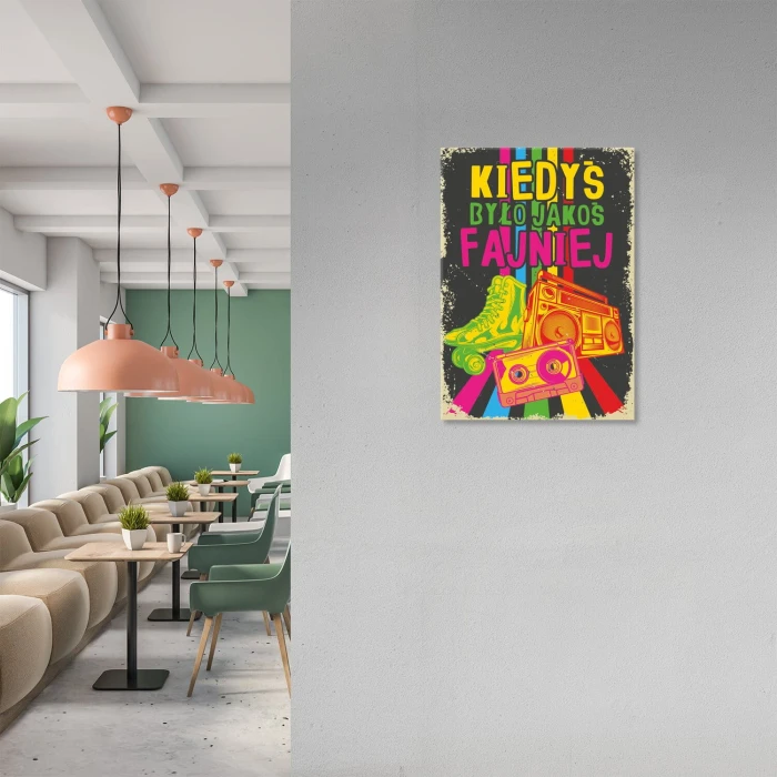 Poster metal kiedyś było fajniej gift