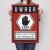 Poster metal przejście dla personelu gift