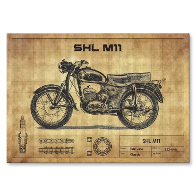 Poster metal SHL M11 gift