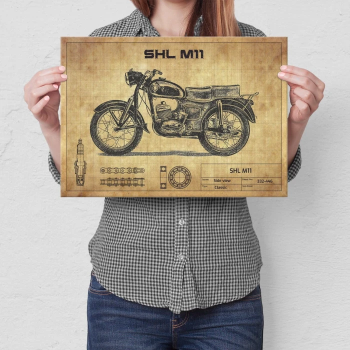Poster metal SHL M11 gift