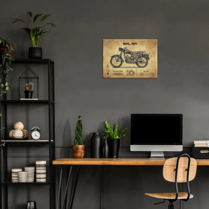 Plakat metalowy SHL M11 Prezent