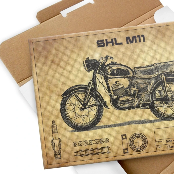 Plakat metalowy SHL M11 Prezent