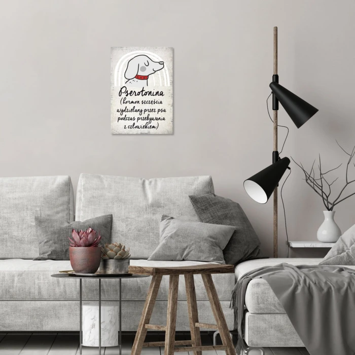Poster metal pserotonina gift
