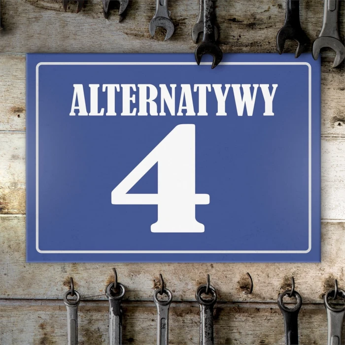 Poster metal Alternatywy 4 gift