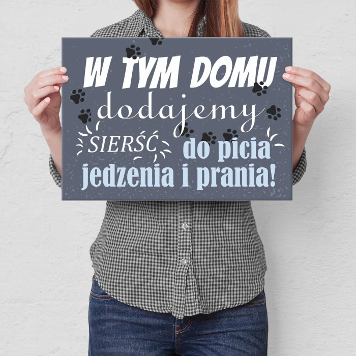 Plakat metalowy Sierść Prezent