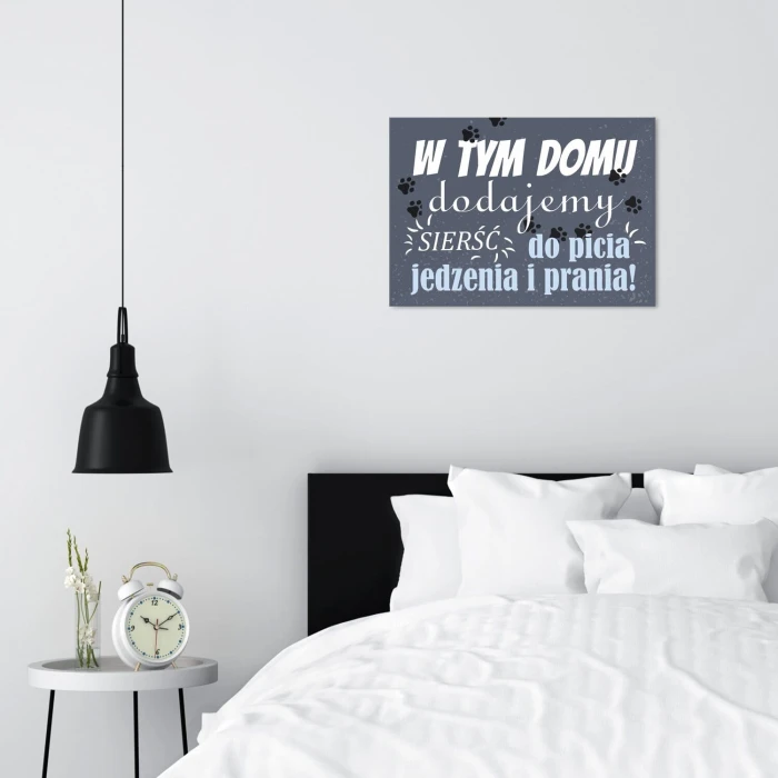Plakat metalowy Sierść Prezent