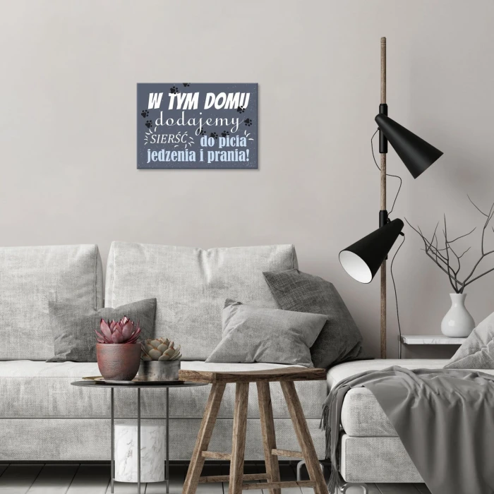 Plakat metalowy Sierść Prezent