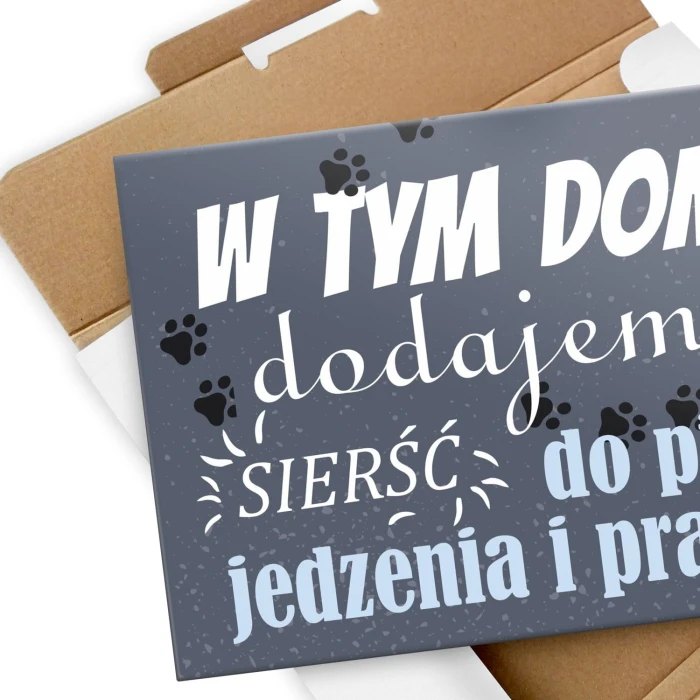 Plakat metalowy Sierść Prezent