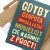 Plakat metalowy gdyby głupota Prezent