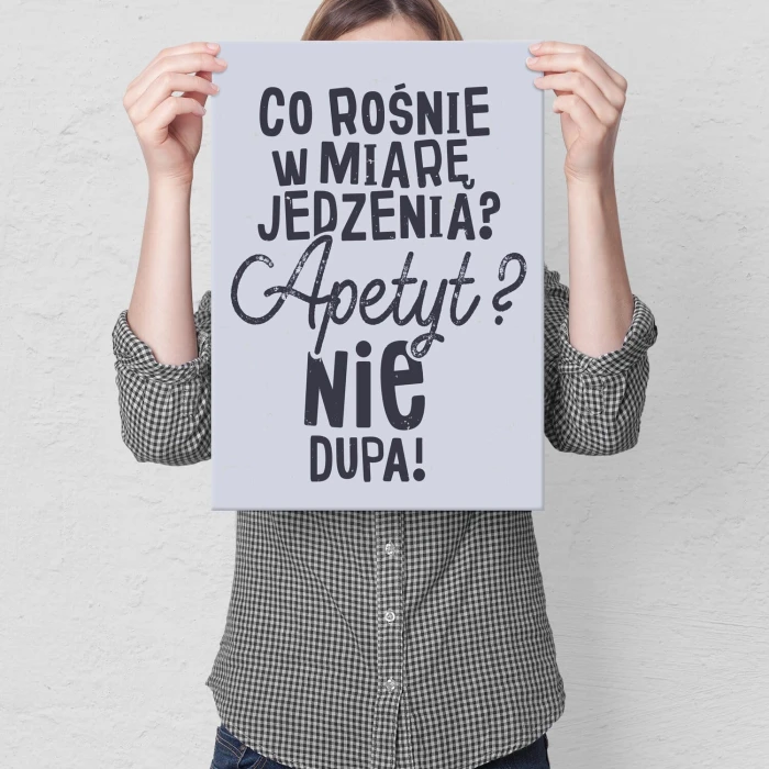 Plakat metalowy co rośnie Prezent