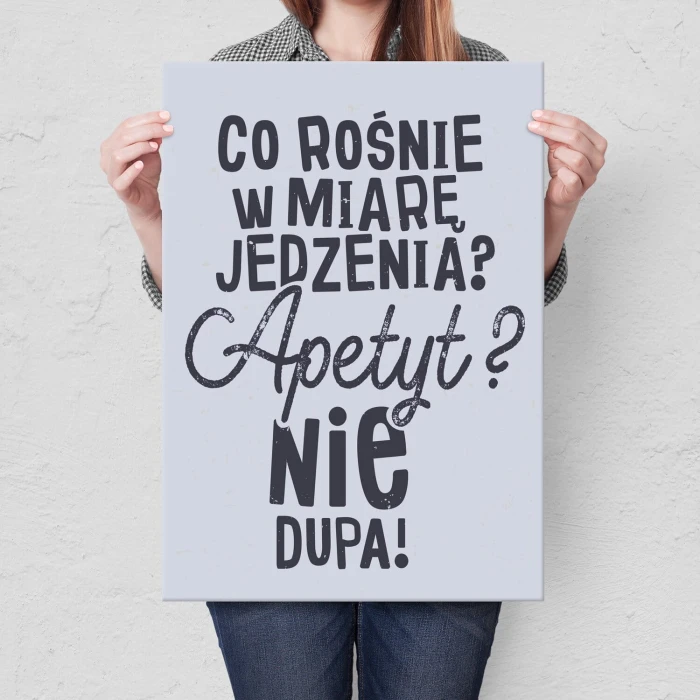 Plakat metalowy co rośnie Prezent