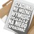 Plakat metalowy szacunek Prezent