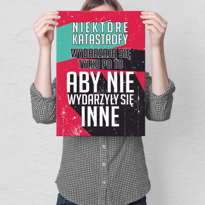 Poster metal niektóre katastrofy gift