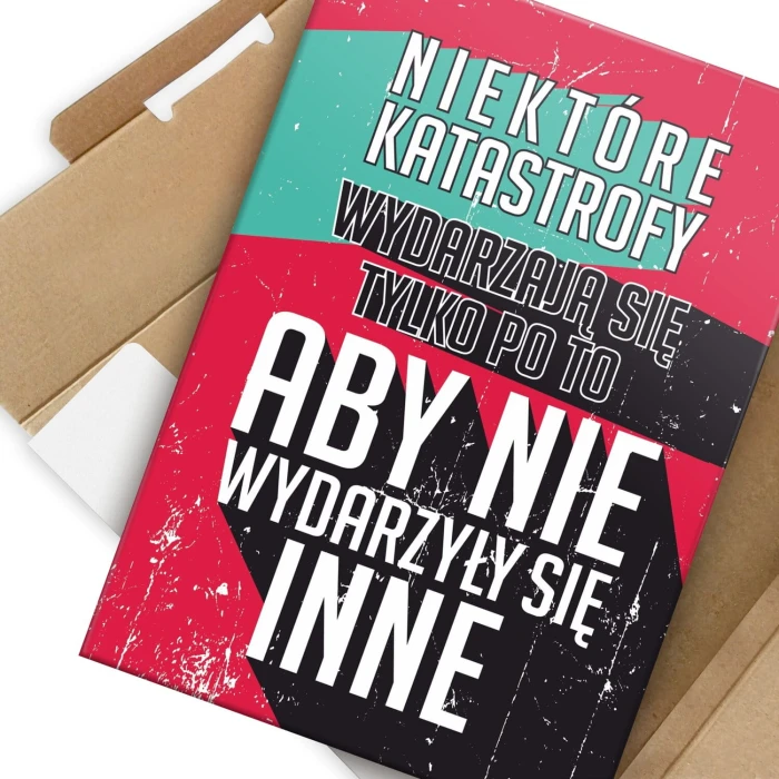 Plakat metalowy niektóre katastrofy Prezent