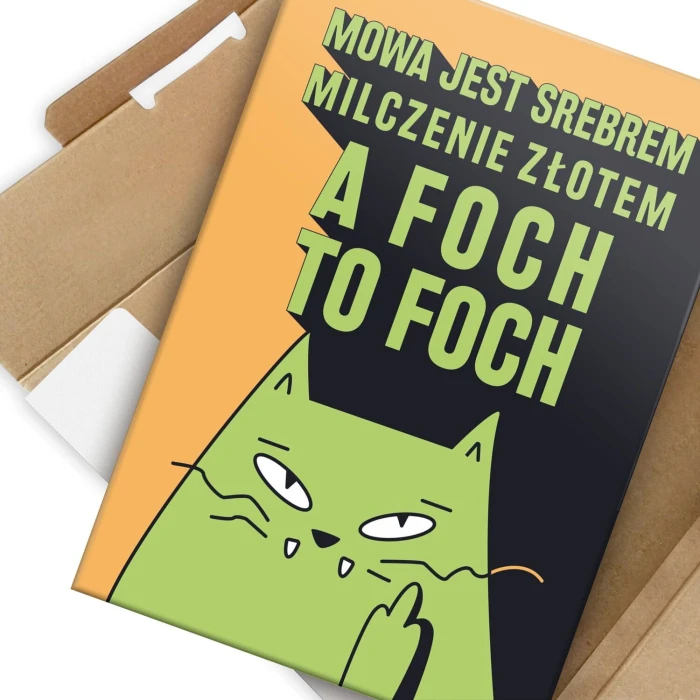Plakat metalowy foch to foch Prezent