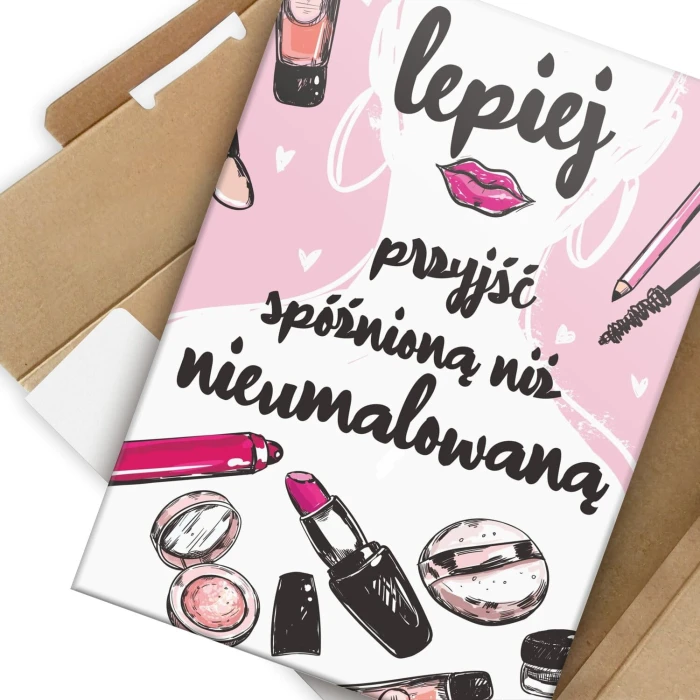 Poster metal lepiej przyjść spóźnioną gift