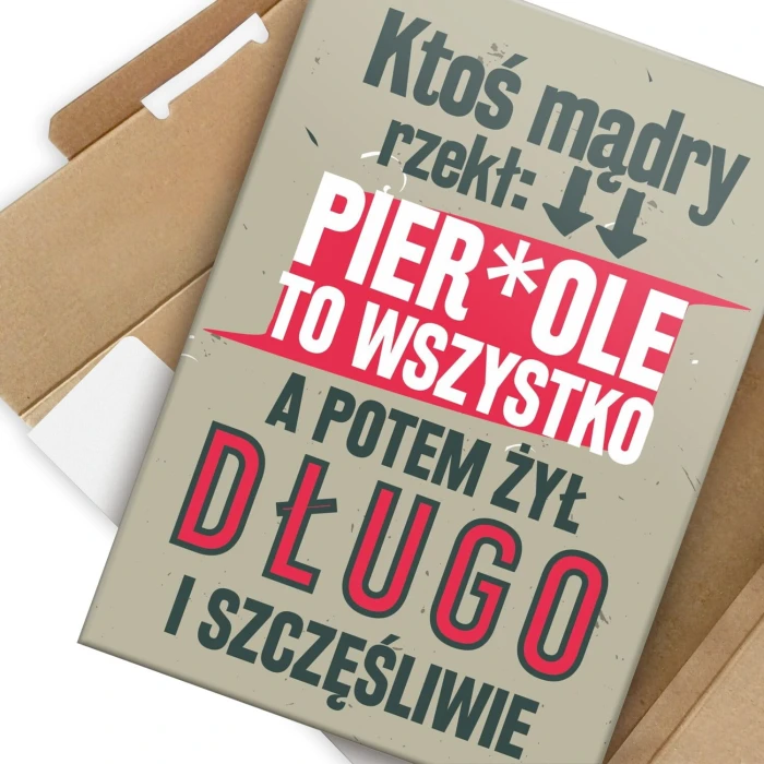 Poster metal Ktoś mądry gift