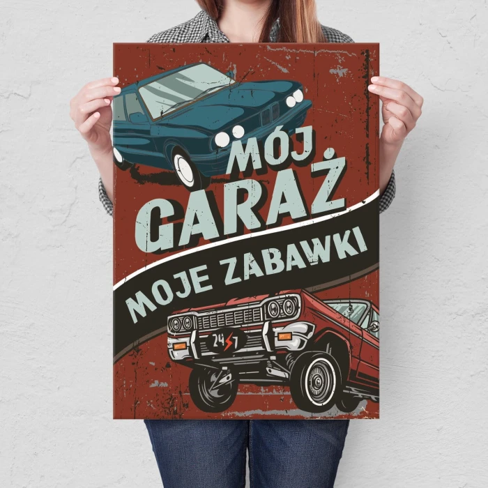 Poster metal moje zabawki 2 gift