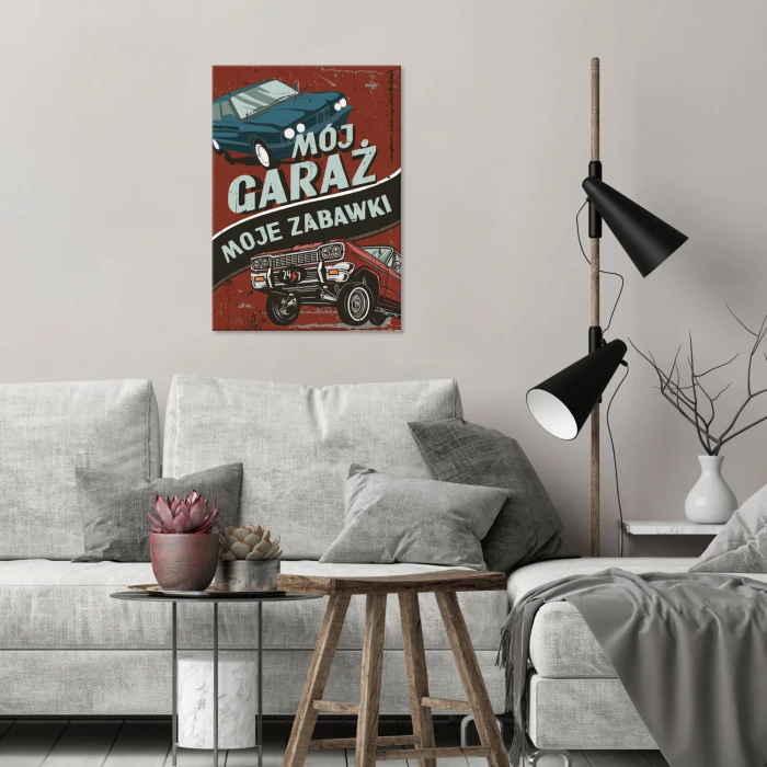 Plakat metalowy moje zabawki 2 Prezent