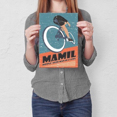 Poster metal MAMIL gift