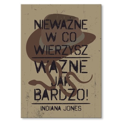Poster metal indiana jones gift