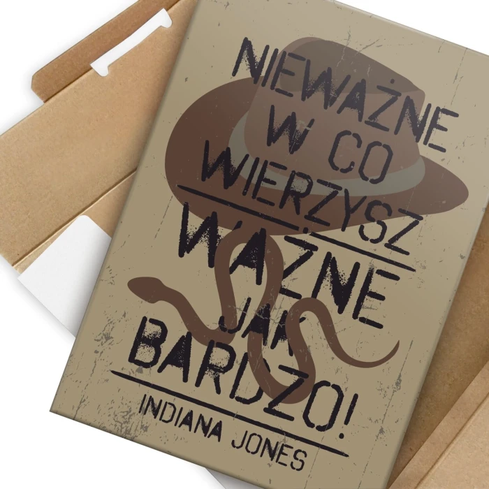 Poster metal indiana jones gift