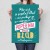 Poster metal Kto wie gift