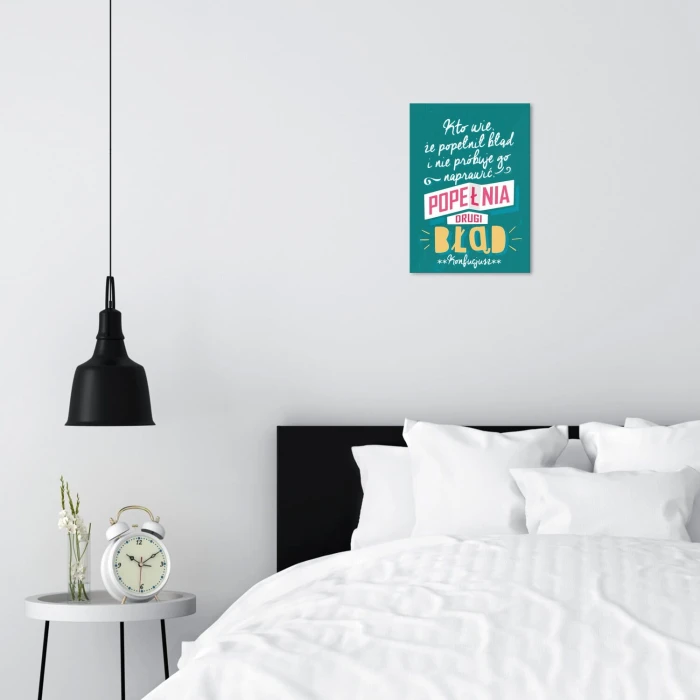 Poster metal Kto wie gift