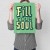 Plakat metalowy Fill your soul Prezent