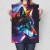 Plakat metalowy wilk neon Prezent