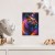 Poster metal tygrys neon gift