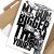 Plakat metalowy My gun is bigger Prezent