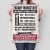 Poster metal zasady warsztatu gift