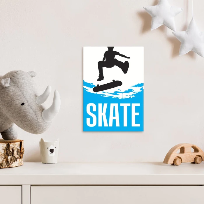 Plakat metalowy Deskorolka Prezent