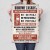 Poster metal biurowe zasady gift