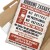 Poster metal biurowe zasady gift