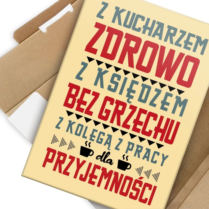 Poster metal dla przyjemności gift