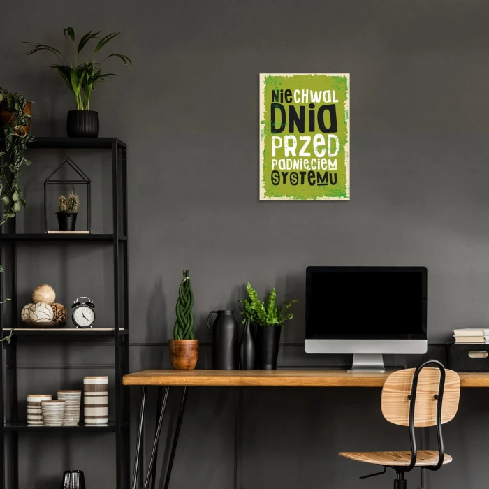 Poster metal nie chwal dnia gift