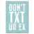 Poster metal dont txt gift