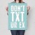 Poster metal dont txt gift
