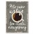 Poster metal   niewyspany gift