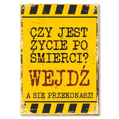 Poster metal życie po śmierci gift