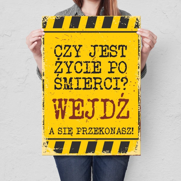 Poster metal życie po śmierci gift