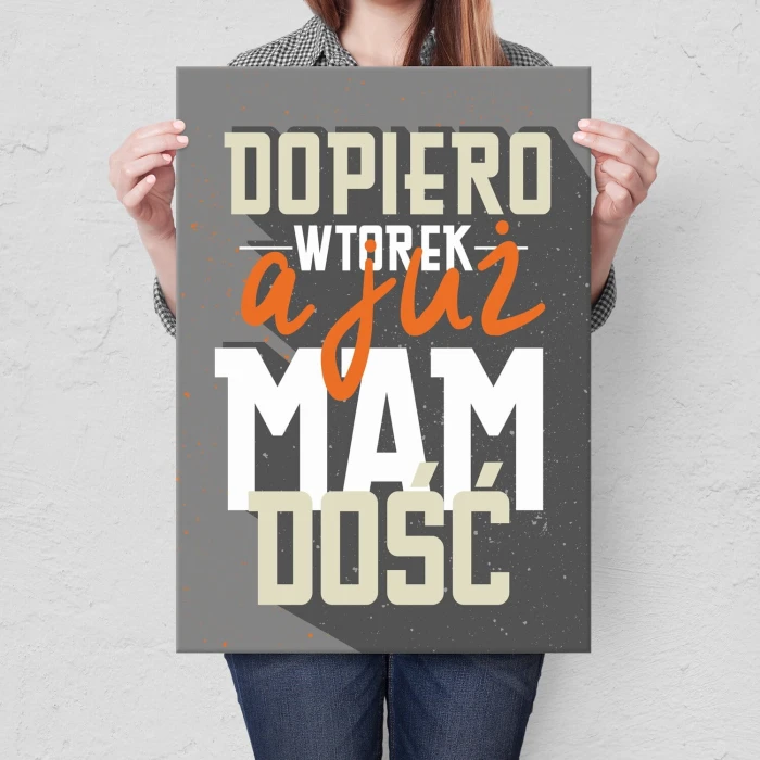 Poster metal dopiero wtorek gift