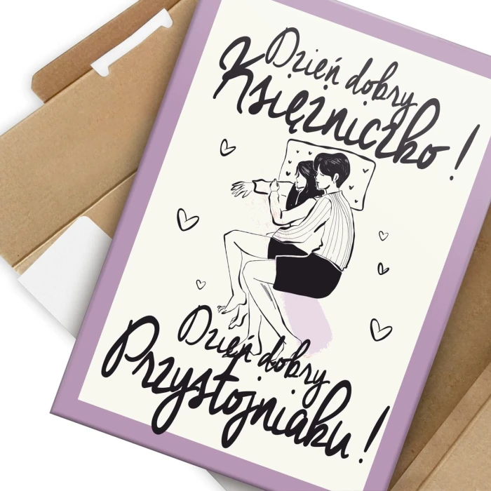 Plakat metalowy dzień dobry księżniczko Prezent