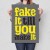 Poster metal fake it gift