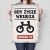 Poster metal gdy życie wkurza rower gift